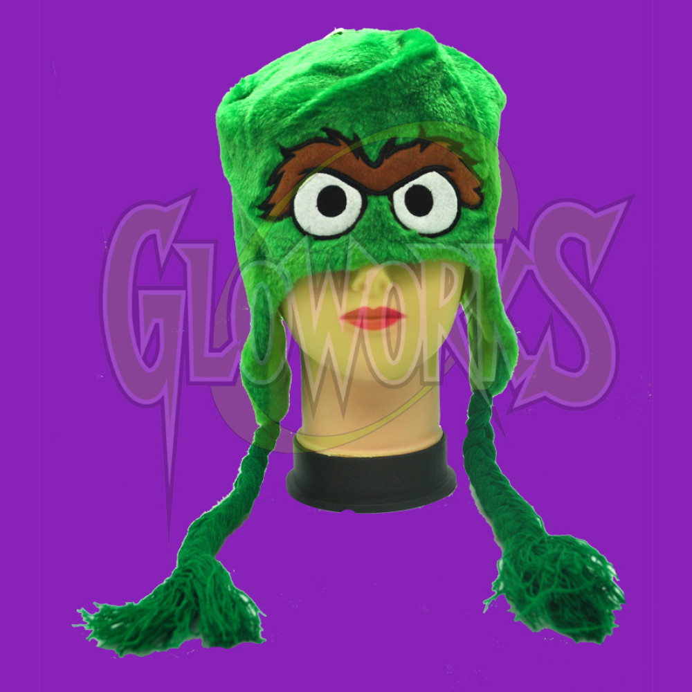 Oscar Green Fuzzy Laplander Hat (1 PIECE)