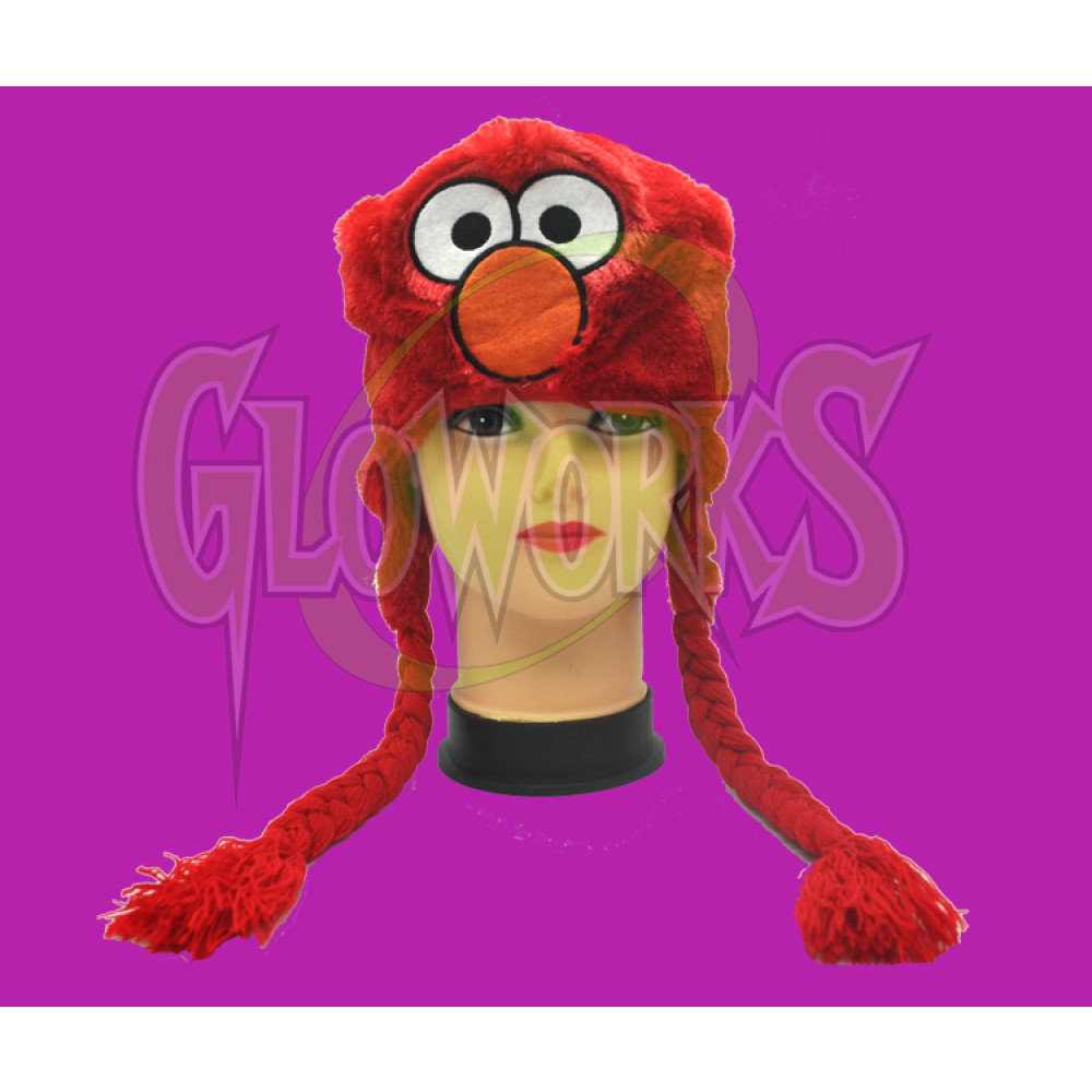 Elmo Red Fuzzy Laplander Hat (1 PIECE)