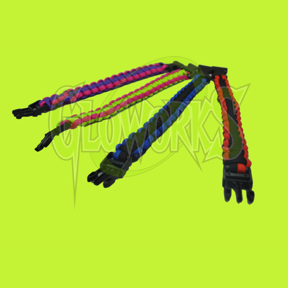 SURVIVOR BRACELETS - ASSORTED COLORS (1 DOZEN)