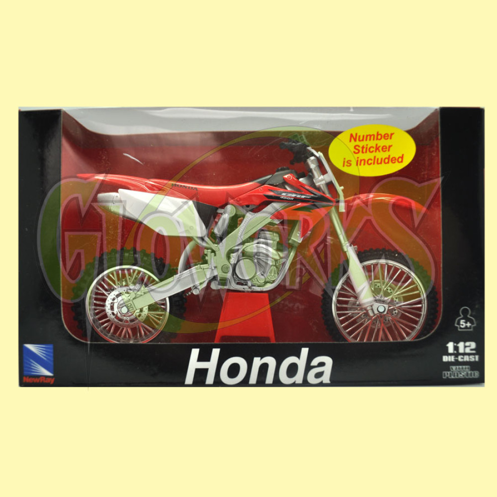 1:12 SCALE DIE CAST CYCLE HONDA (1 PIECE)