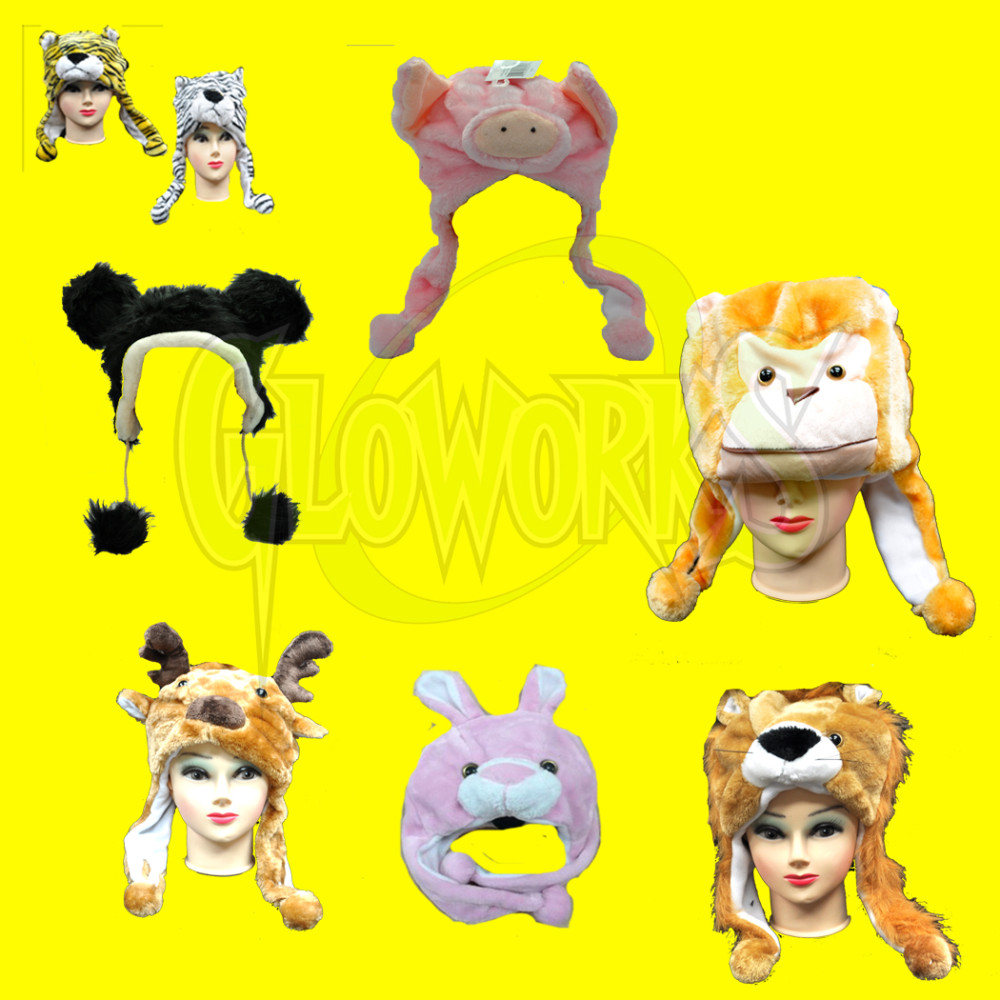 Assorted Short Animal Hats (1 PIECE)