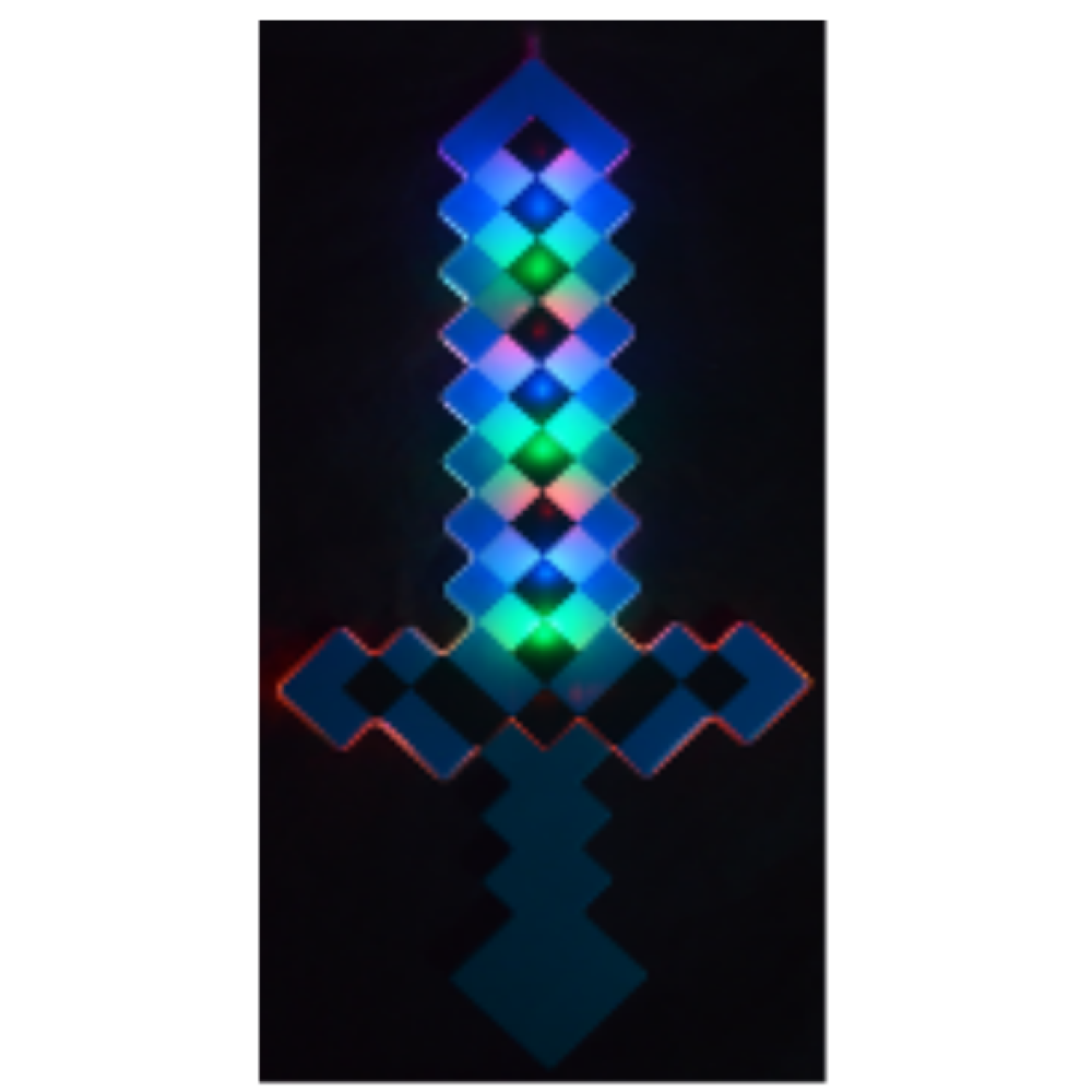 FLASHING PIXEL SWORD (1 PIECE)