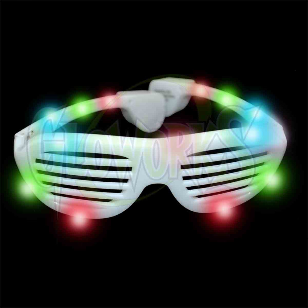 Flashing Shutter Shades - Frosted (1 PIECE)