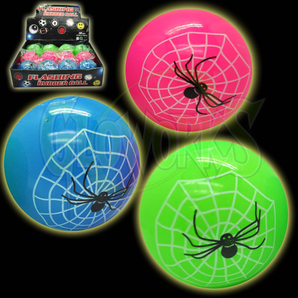 Light-up Spider Bounce Ball (1 PIECE)