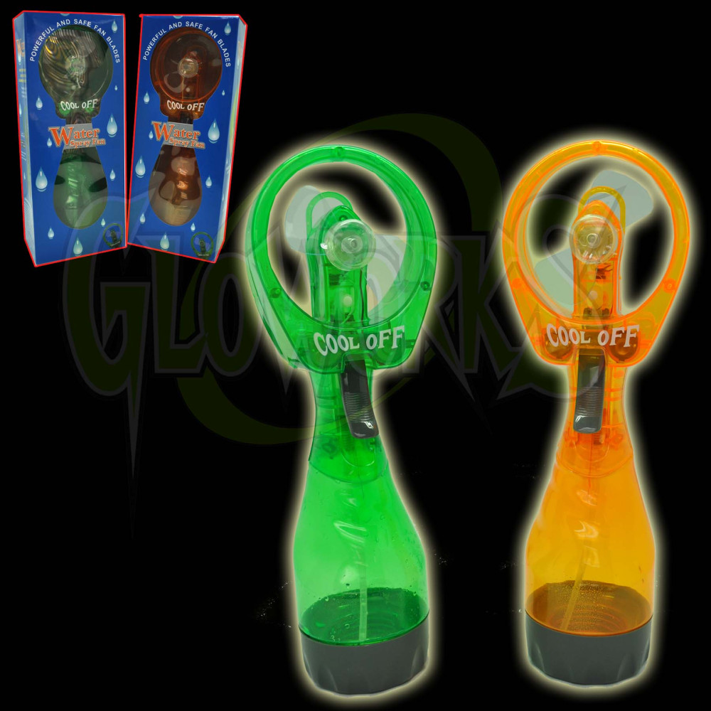10" WATER MIST FAN - ASSORTED COLORS(1 PIECE)