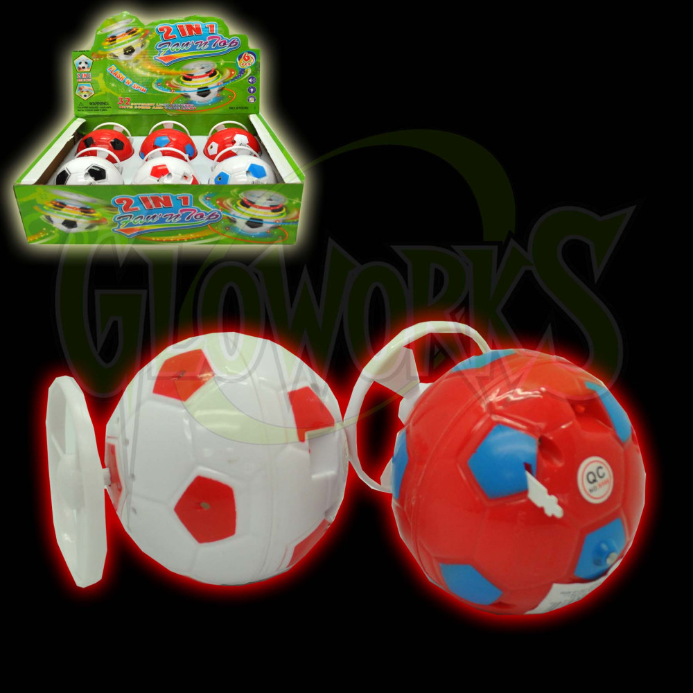 Soccer Spinning Top (1 DOZEN)