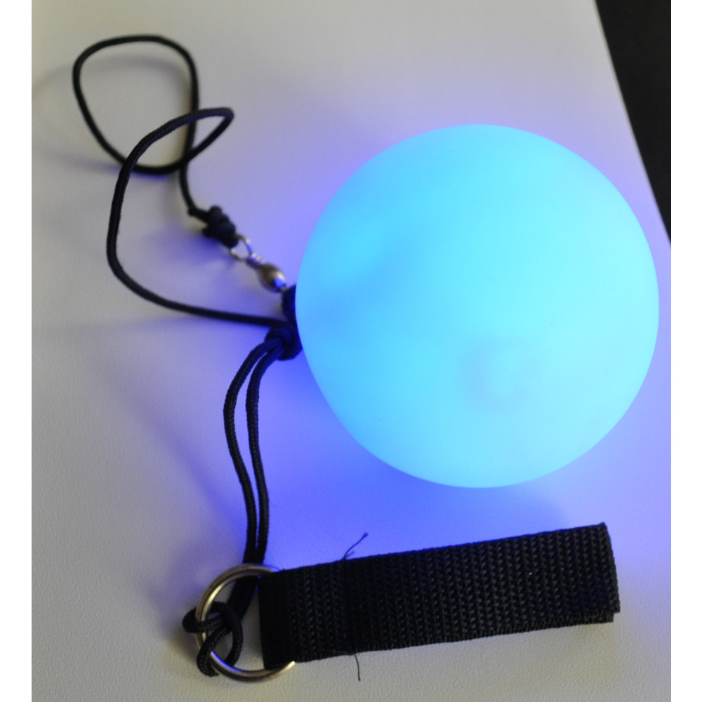 FLASHING RATCHET BALL ON TETHER (1 PIECE)