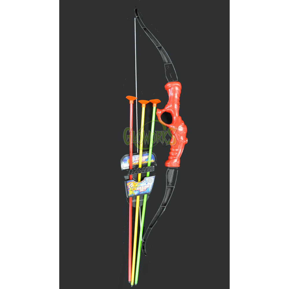 LARGE BOW WITH ARROWS PLAY SET (1 PIECE)