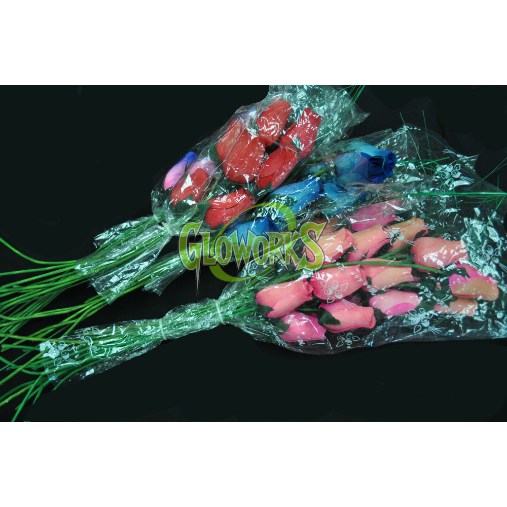 ASSORTED WOODEN ROSES (1 PIECE)