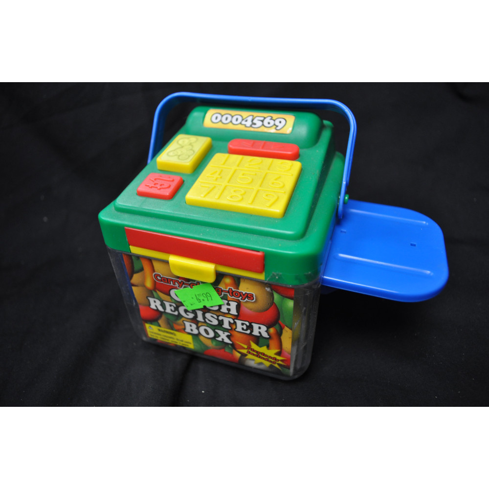CASH STAND WITH PLASTIC FOOD (1 PIECE)