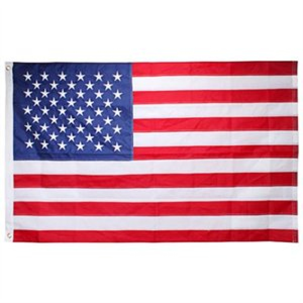 LARGE 3' X 5' USA FLAG (1 PIECE)