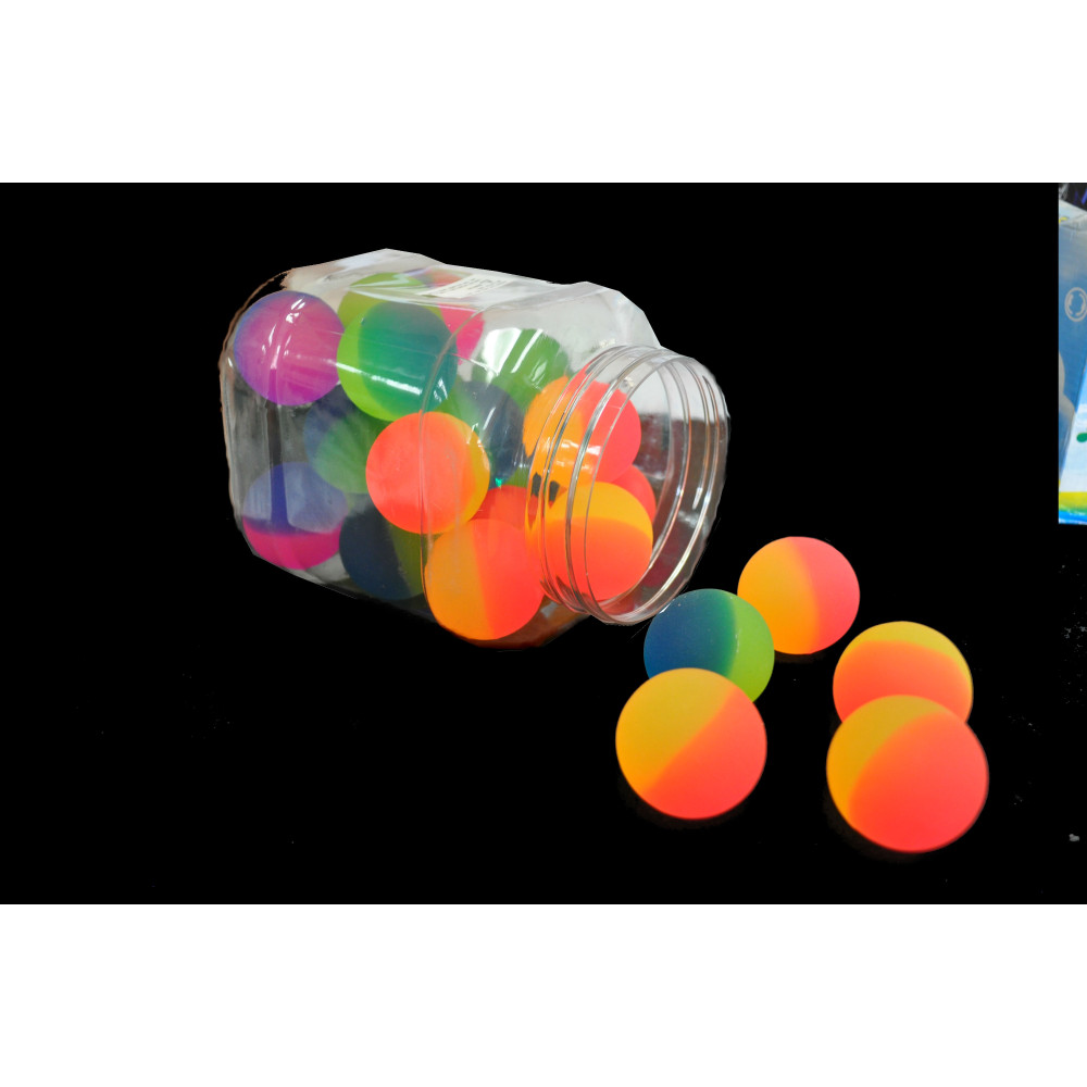 NON-FLASHING BOUNCE BALL IN COUNTER DISPLAY (24 PIECES)
