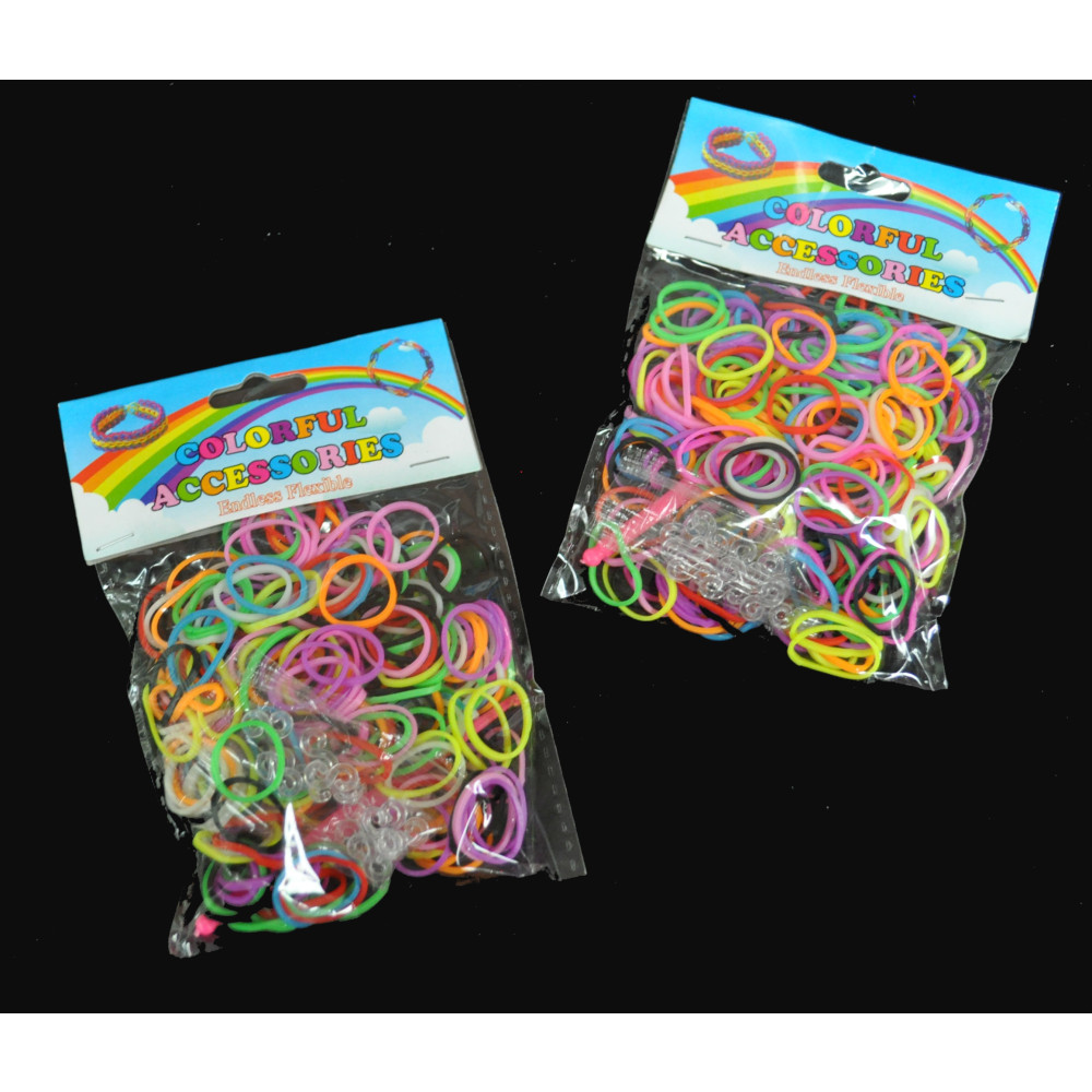 LOOM BANDZ NEON COLORS 300 PIECES PER PACK (1 PACK) 