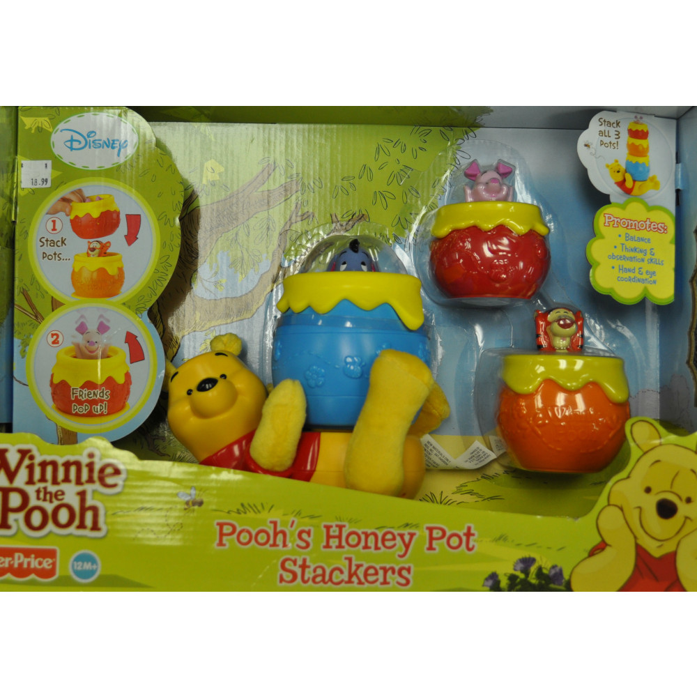 POOH'S HONEY POT STACKER GAMER (1 PIECE)