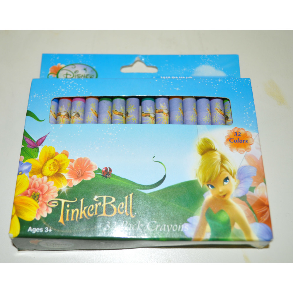 TINKERBELL CRAYONS 32 PACK (1 PACK)