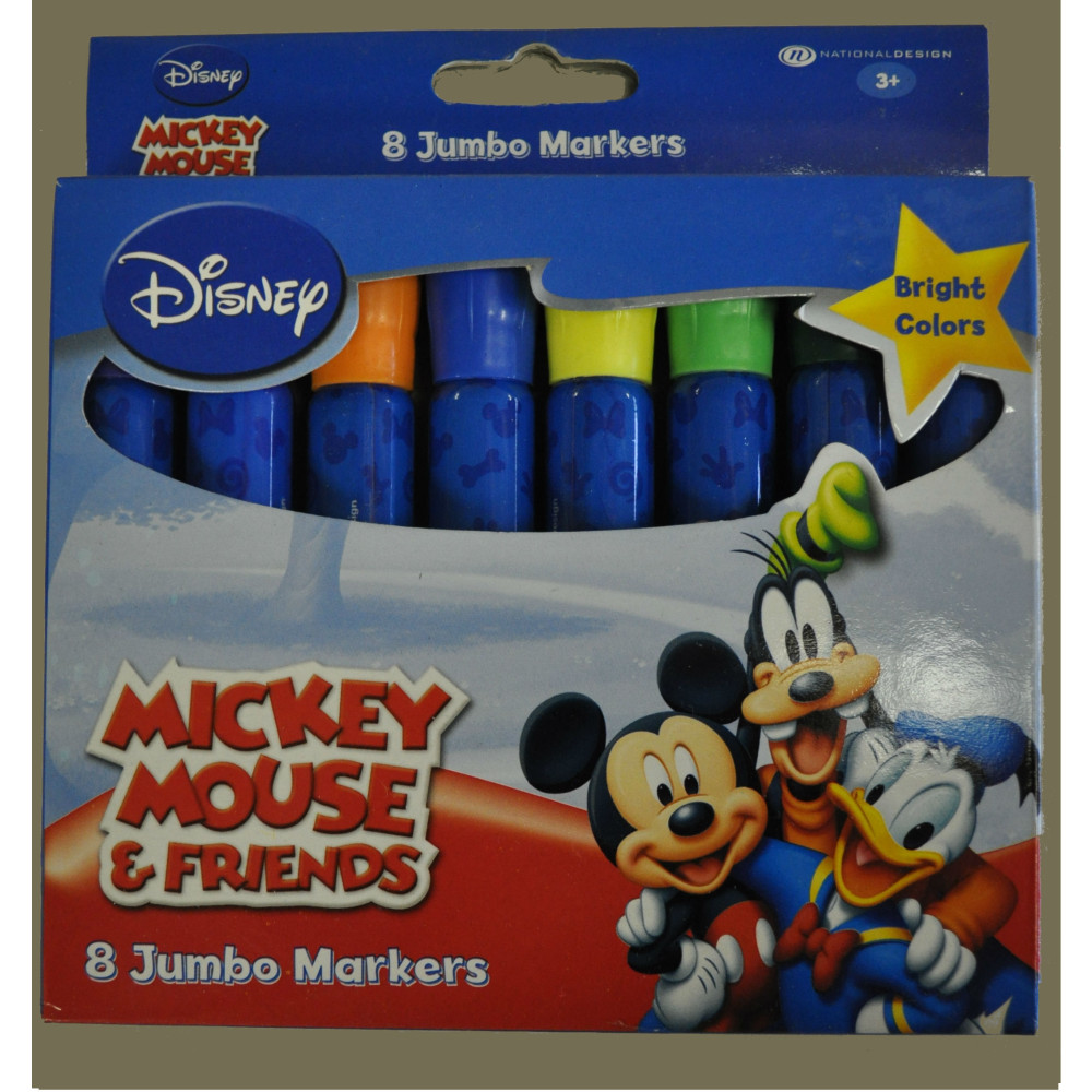 MICKEY MARKERS 8 PACK (1 PACK)