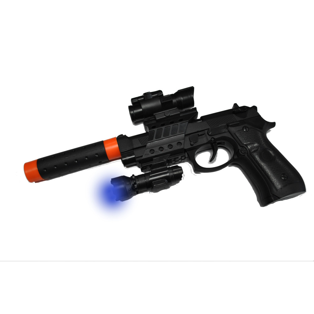 M9 SUPER PISTOL WITH LIGHT AND SCOPE (1 PIECE)