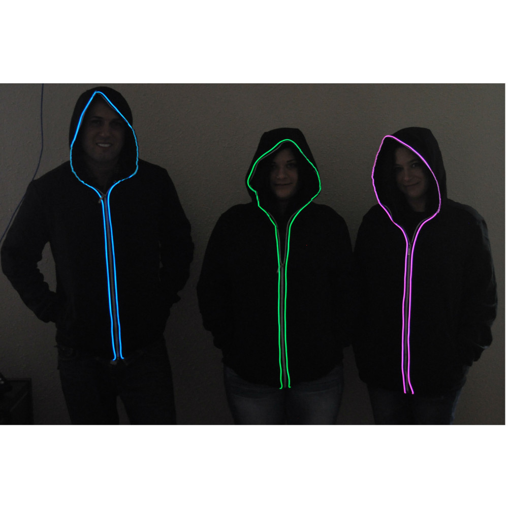 EL-WIRE HOODIE (1 PIECE)