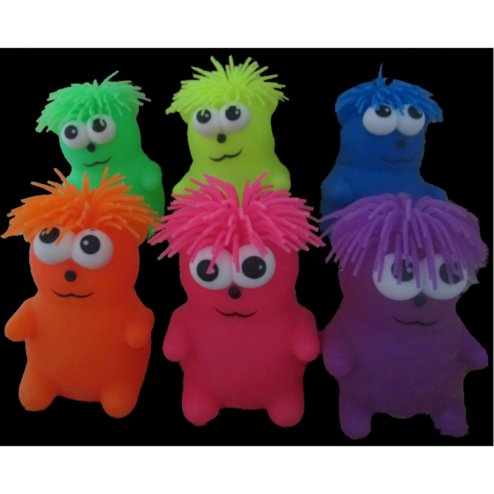 6" BEAR PUFFER ASSORTED COLOR (1 PIECE)