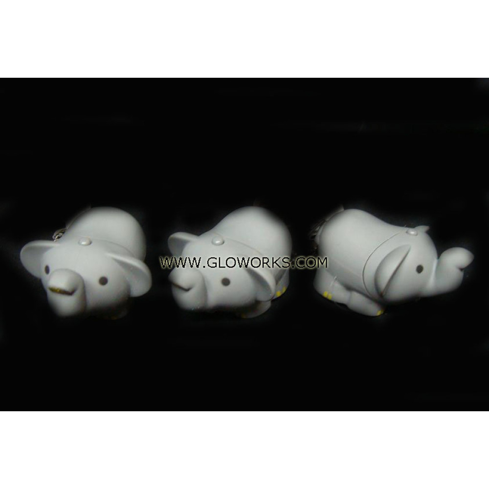 LED & VOICE KEYCHAIN - ELEPHANT (1 DOZEN)