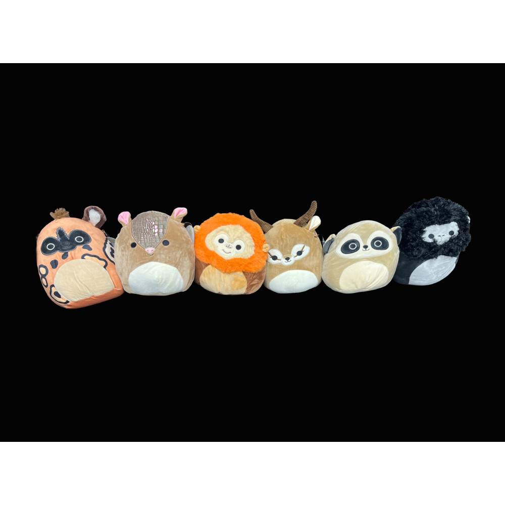 8" ASSORTED WILD LIFE SQUISHMALLOW PLUSH