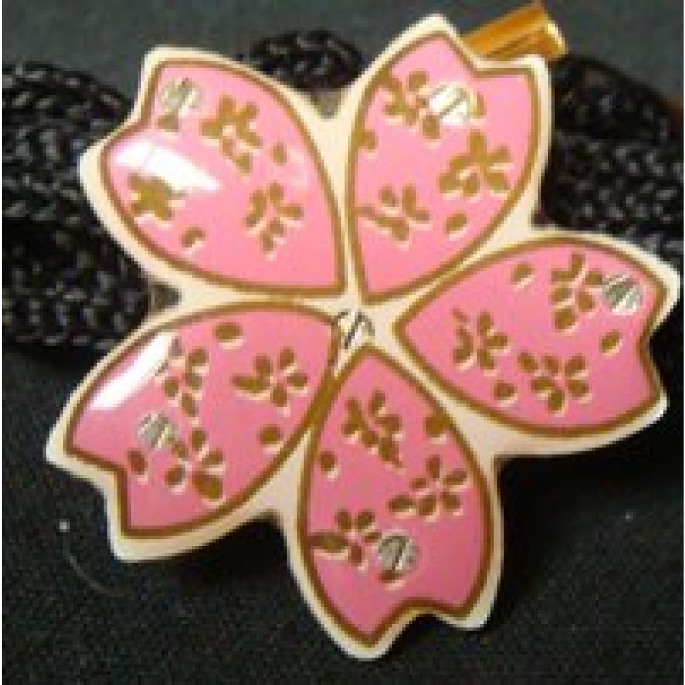 PINK FLOWER FLASHING MAGNETIC LED PIN 