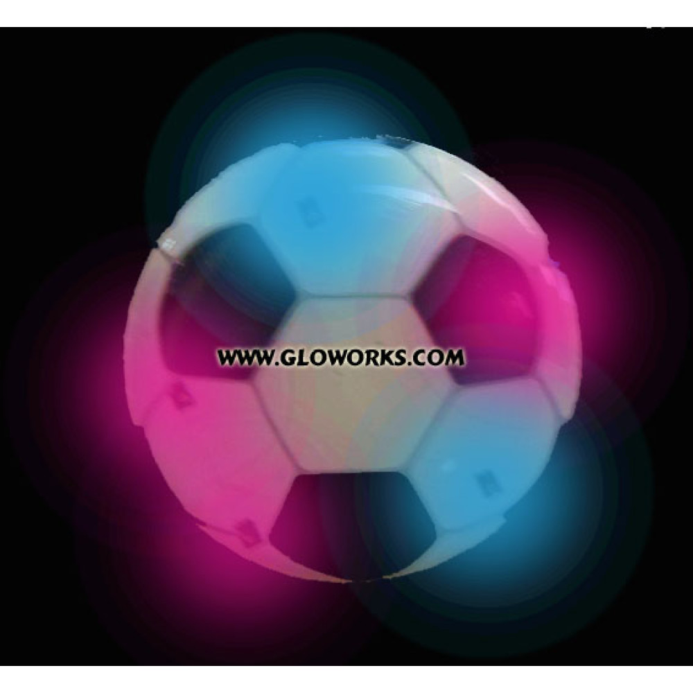SOCCER BALL FLASHING MAGNETIC LED PIN 