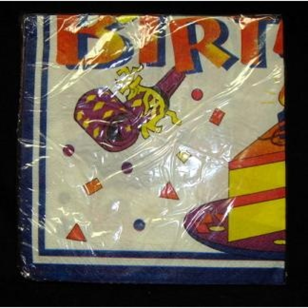 HAPPY BIRTHDAY NAPKINS -20/PACK