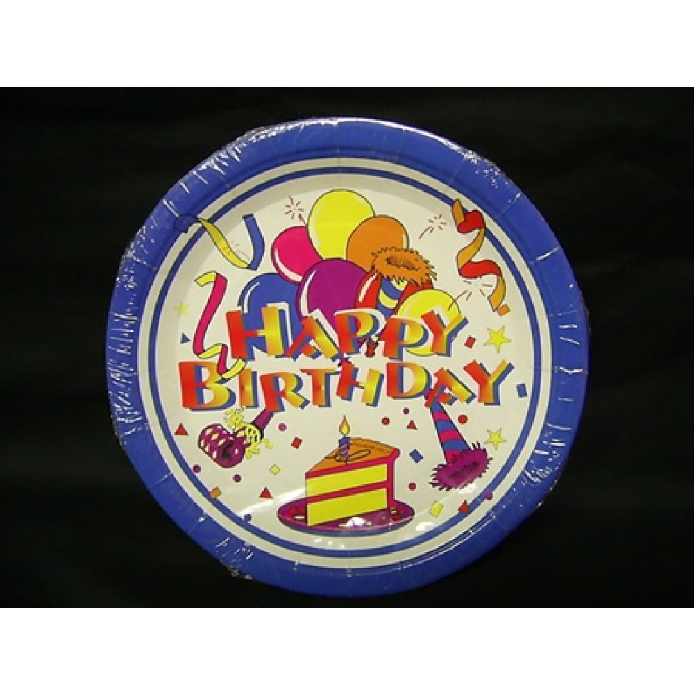 7" PAPER PLATES - 8/PACK