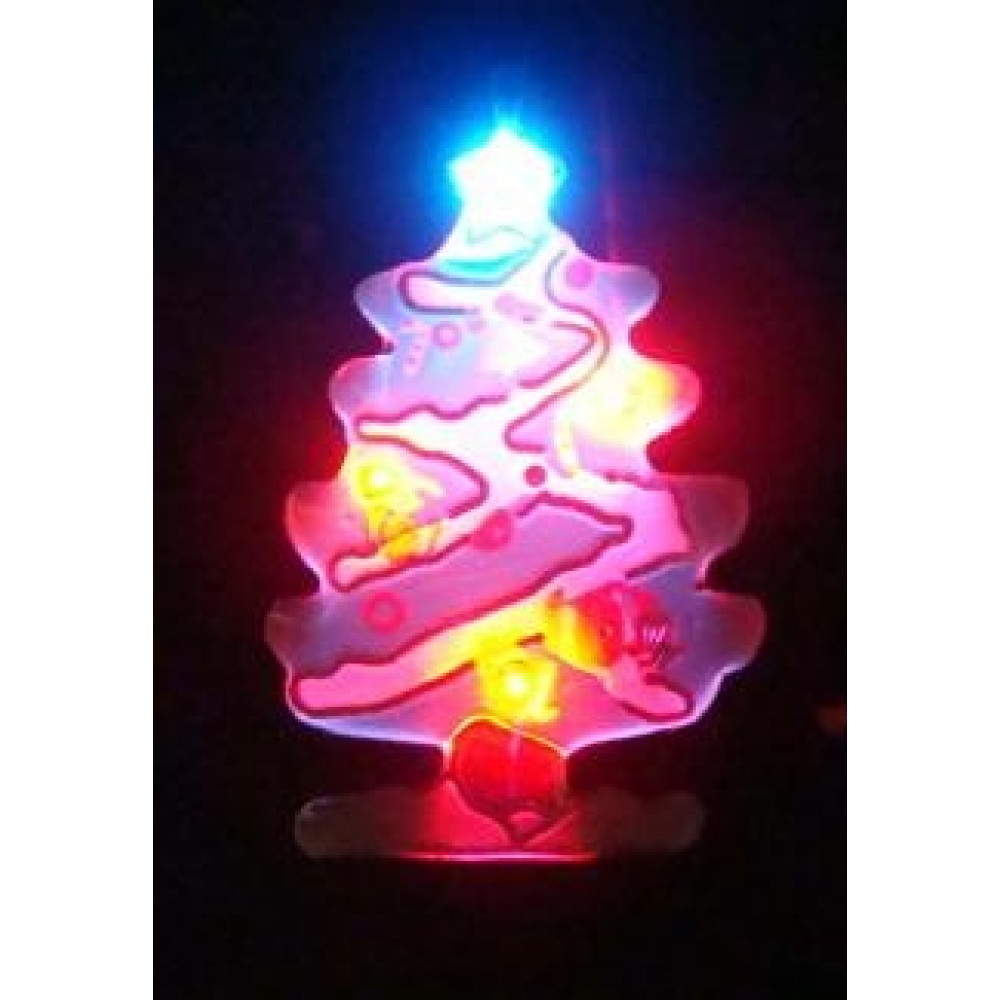 CHRISTMAS TREE MAGNETIC LED PIN (1 DOZEN)