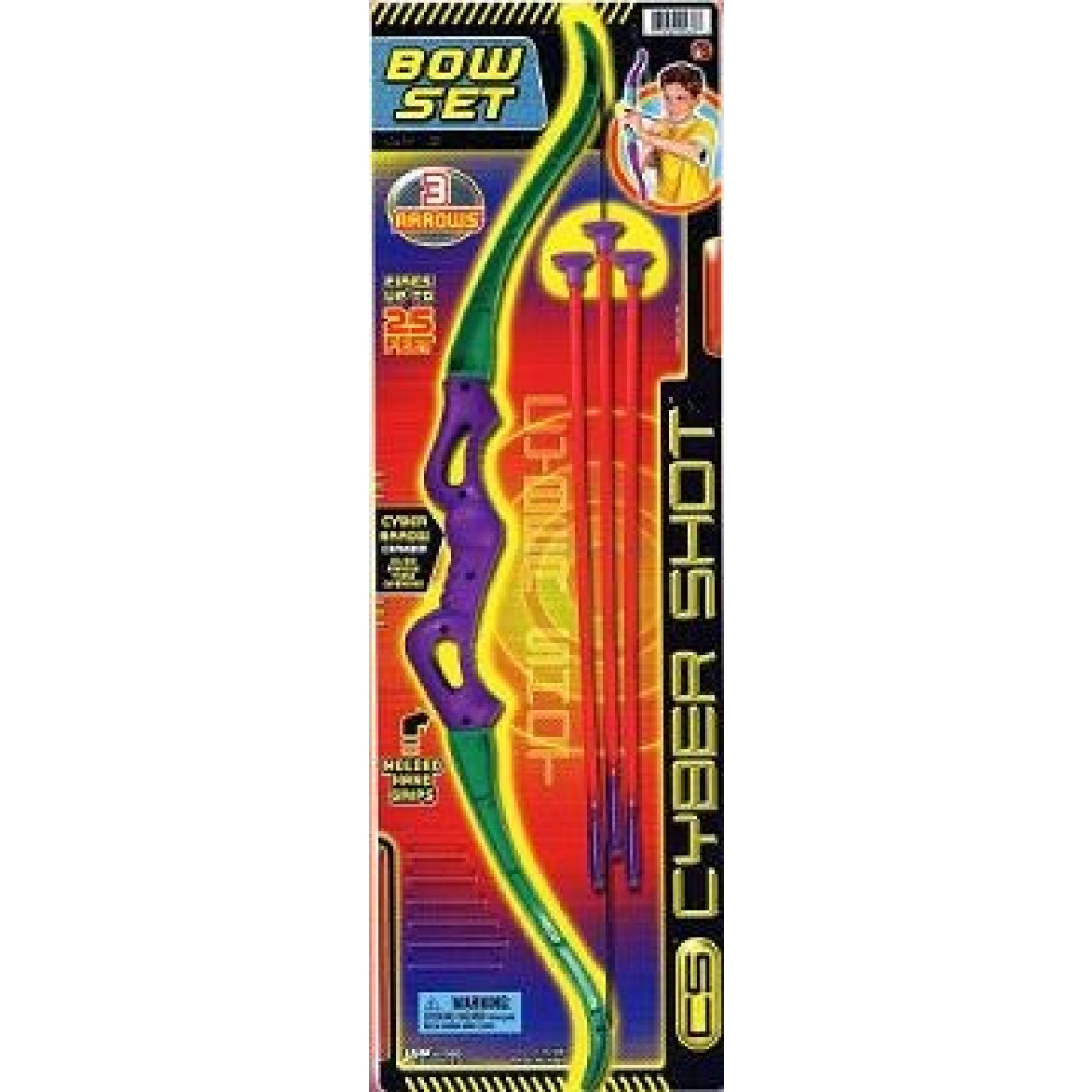 CYBER SHOT BOW & ARROW (1 SET)