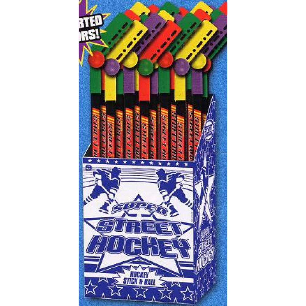 STREET HOCKEY STICK & BALL (1 SET)