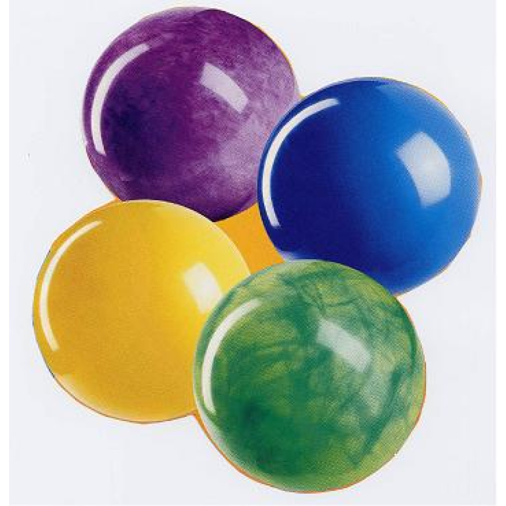 10" MARBLE SWIRL DEFLATED PLAYBALL (1 PIECE)