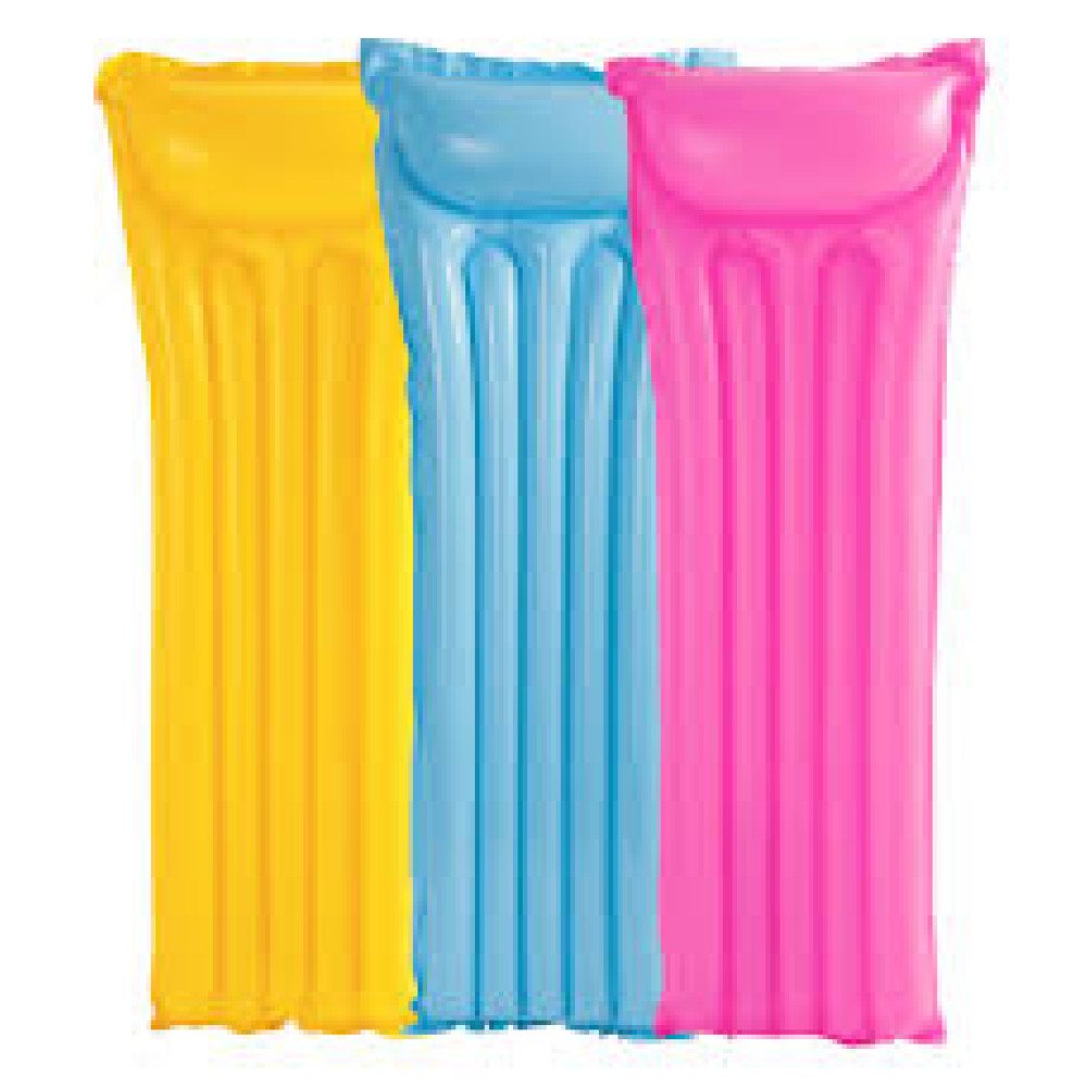 INTEX ECONOMATS 3 COLORS ASSORTED 72"X27 (1 MAT) 