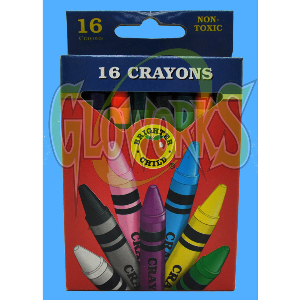 16 COUNT CRAYONG - ASSORTED (1 PACK)