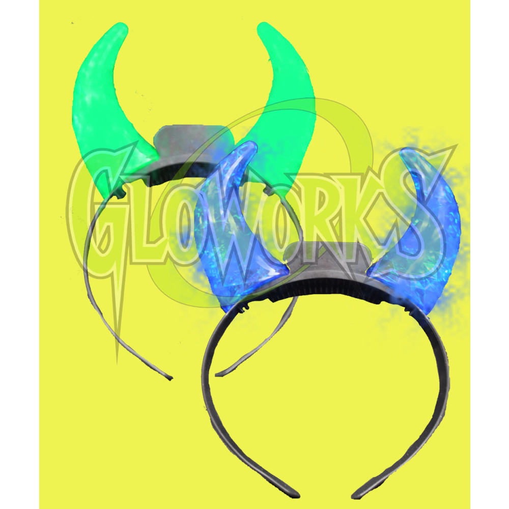 LED DEVIL HORNS CRYSTAL (1 PIECE)
