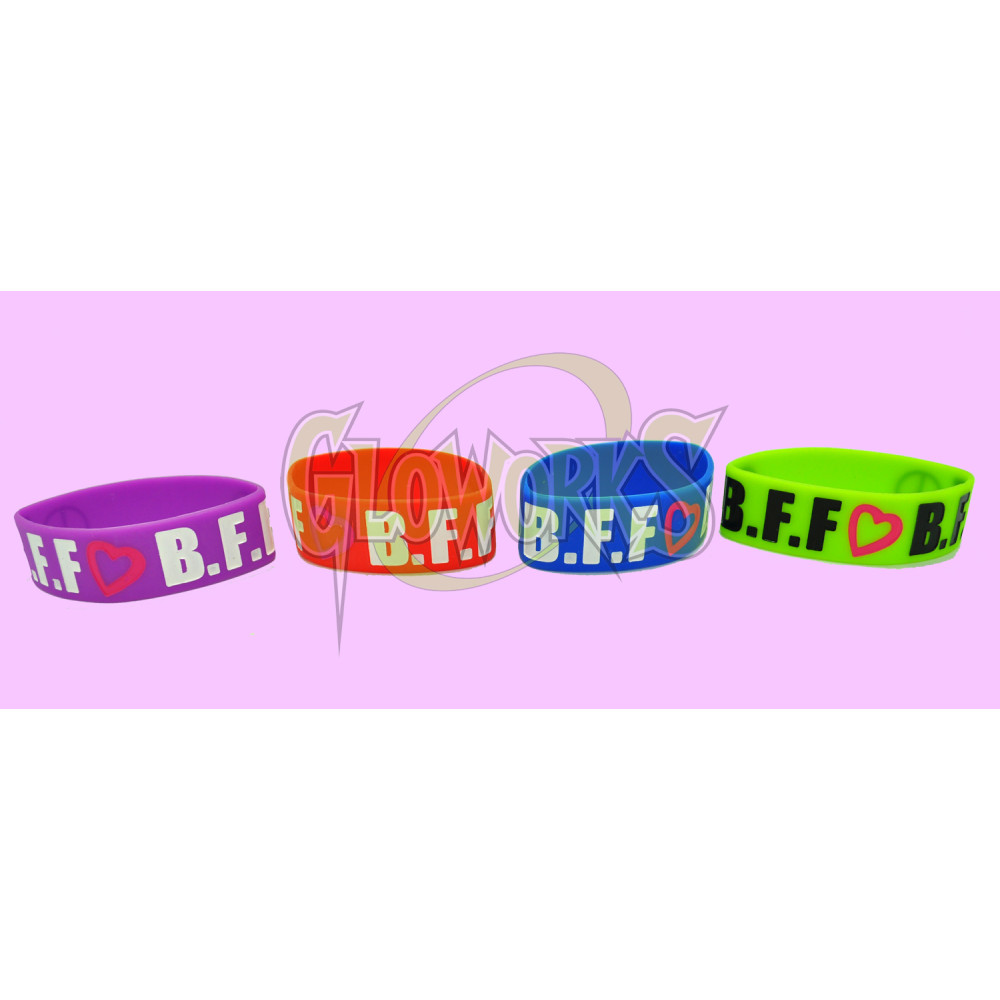 SILICONE BRACELETS -ASSORTED STYLES/SAYINGS (1 PIECE) 