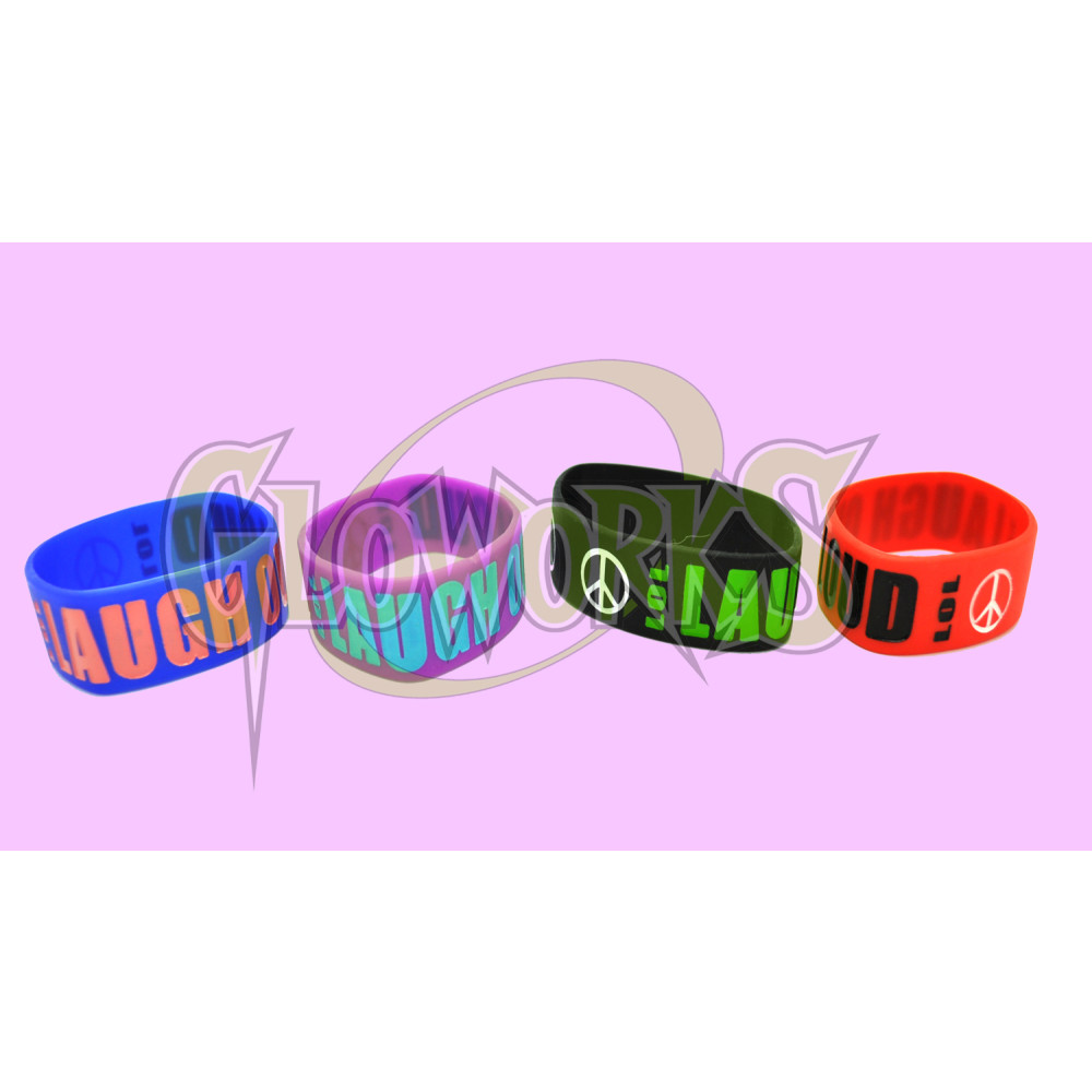 SILICONE BRACELETS - LOL (1 DOZEN)