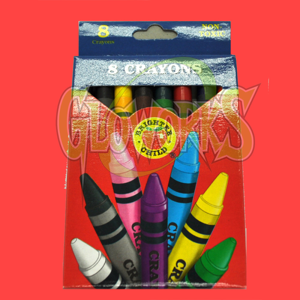8 COUNT BOX OF CRAYONS (1 PACK)