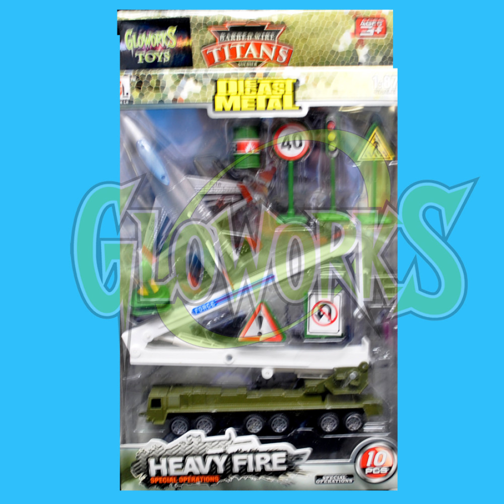 1:87 SCALE DIE CAST EMERGENCY CARS PLAY SETS ASSORTED (1 PIECE)