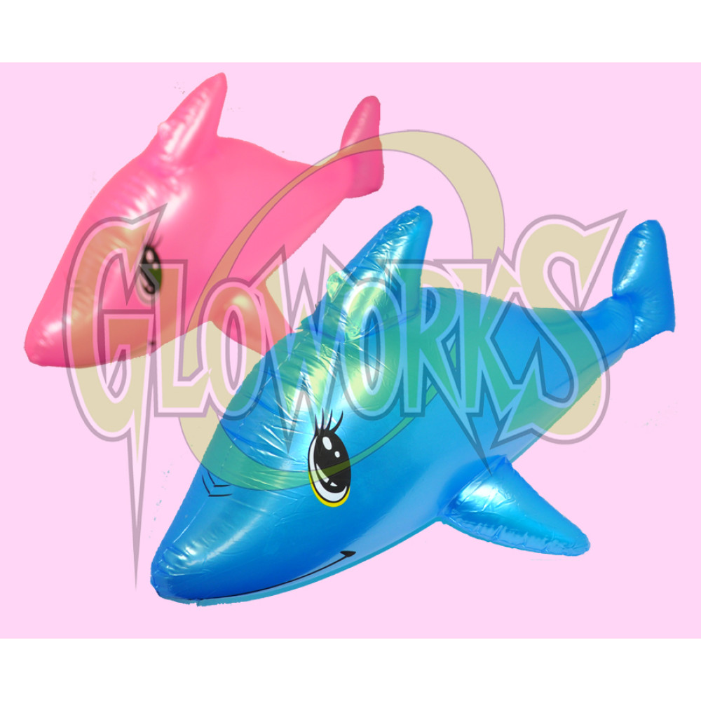 INFLATE DOLPHIN - ASSORTED BLUE/PINK (1 PIECE)