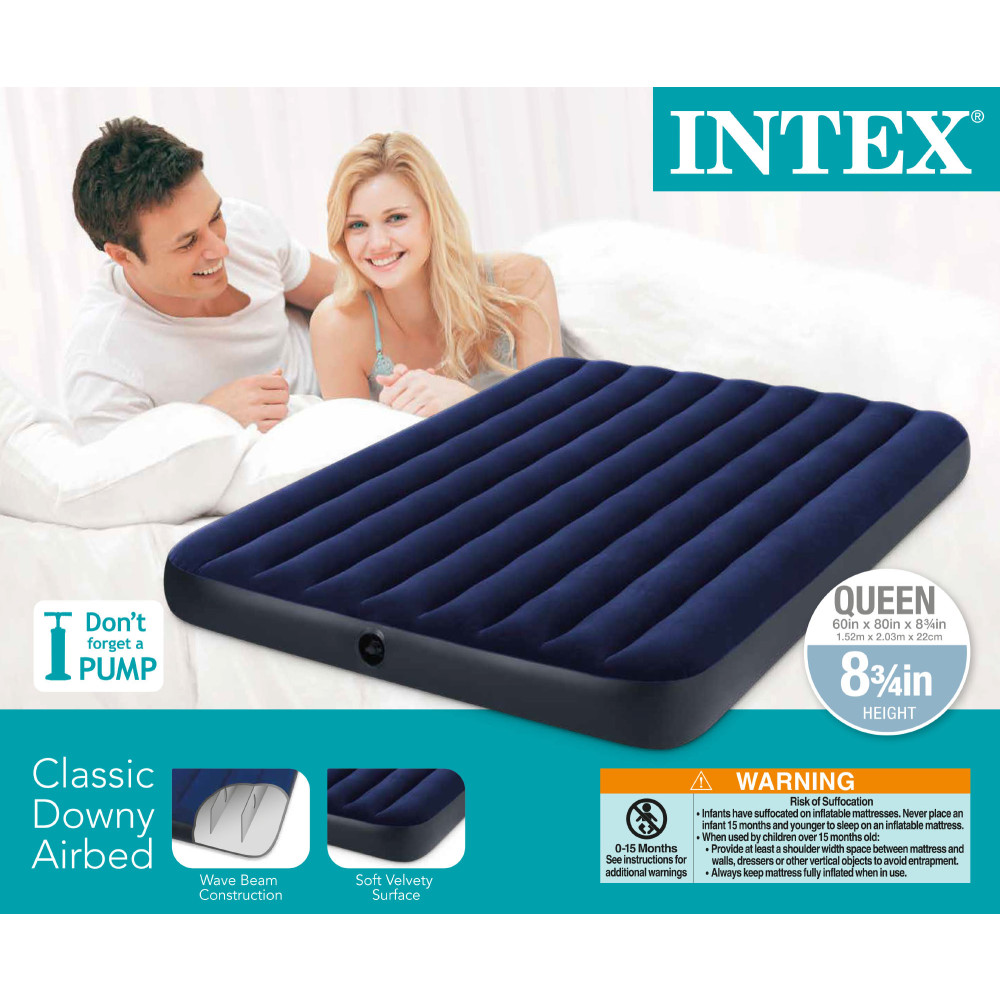 60"X80"X9" QUEEN SIZE DOWNY AIRBED