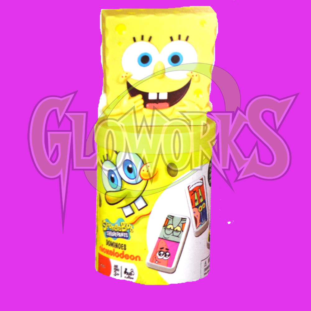 SPONGEBOB DOMINOS WITH CHARACTER TOPPERS (1 PIECE)