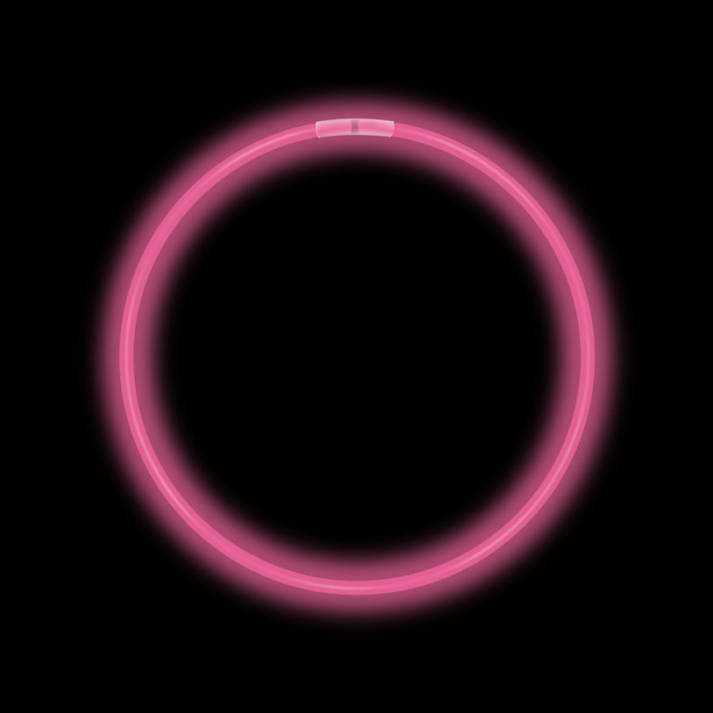 22" GENERIC GLOW NECKLACE - PINK (50 PIECES)