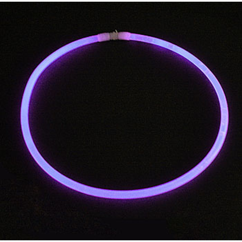 22" GENERIC GLOW NECKLACE - PURPLE (50 PIECES)