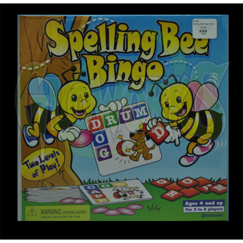 SPELLING BEE BINGO BOARD GAME (1 PIECE)