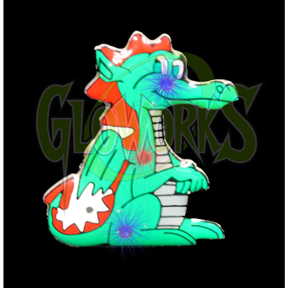 DRAGON FLASHING MAGNETIC LED PIN 