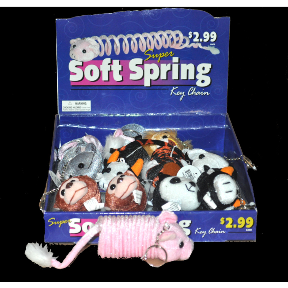 SPRING ANIMAL KEYCHAINS - ASSORTED (1 PIECE)