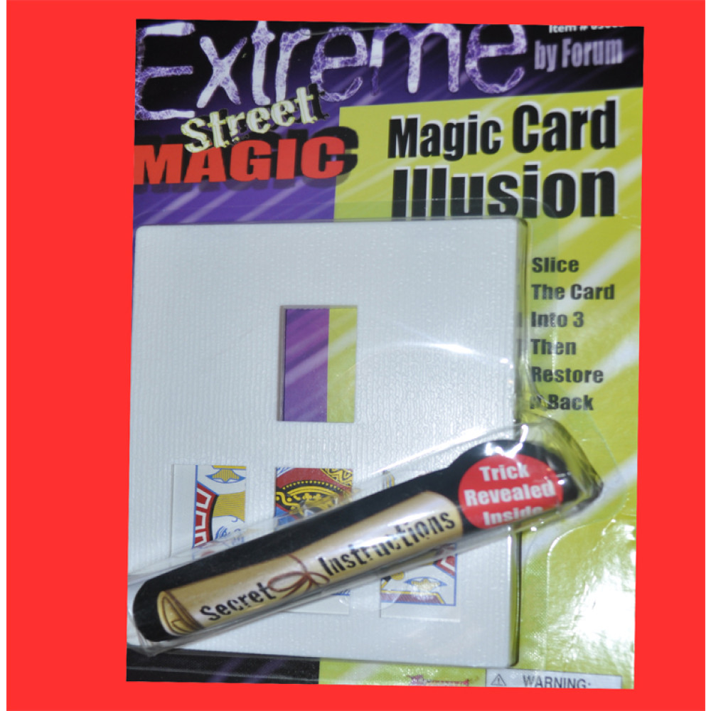 MAGIC CARD ILLUSION (1 PIECE)