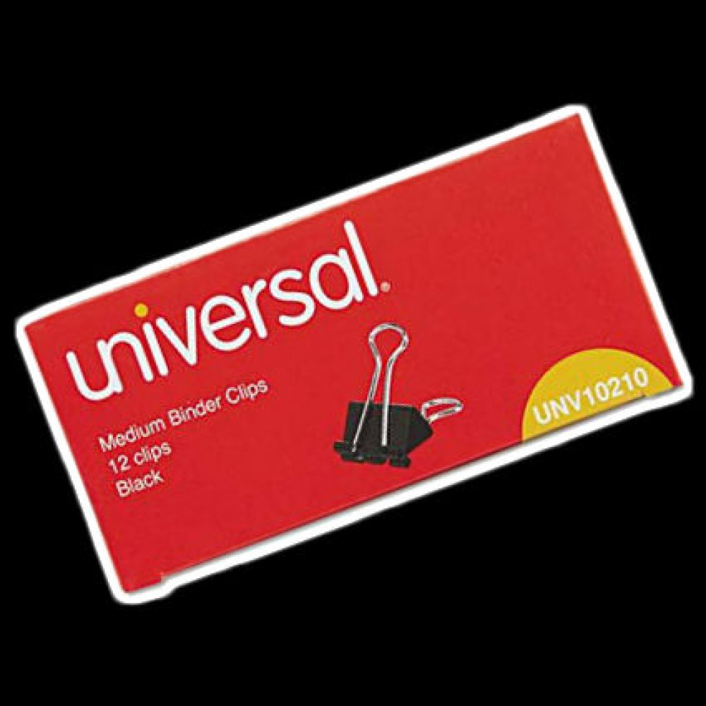 1 1/4' MEDIUM BINDER CLIP (12 PACK)